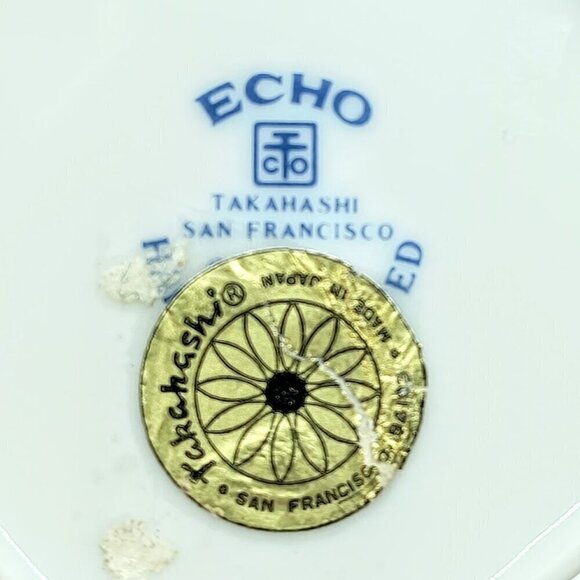 Vintage Takahashi Echo Hand-Painted Floral Porcelain Trinket Box - Picture 6 of 6